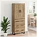 Credenza con cassetto Rovere artigianale 69,5 x 34 x 180 cm - Foto miniatura 4