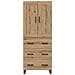 Credenza con cassetto Rovere artigianale 69,5 x 34 x 180 cm - Foto miniatura 8