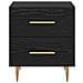 Armadio da Notte con cassetto Rovere Nero 40 x 35 x 47,5 cm - Foto miniatura 6