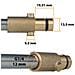 Lancia /adattatore Bayonet 1/4qrc-gerni - Compatibile Con Idropulitrici Nilfisk, Gerni, Husqvarna, Sthil | Max 2000 Psi, 60°c | Alta Qualità E Durata - Foto miniatura 3
