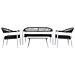 Tavolo, Divano E 2 Poltrone Multicolore 100x55x45, 68x69x75, 138x69x75 - Foto miniatura 3