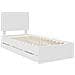 Struttura del letto Bianco 90 x 200 cm Legno Ingegnerizzato - Foto miniatura 4