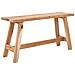 Panchina Barcelona In Legno Di Teak Naturale, 90 Cm - Foto miniatura 1