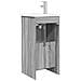 Mobile da bagno con lavabo Sonoma grigio 42 x 40 x 84,5 cm - Foto miniatura 5