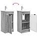 Mobile da bagno con lavabo Sonoma grigio 42 x 40 x 84,5 cm - Foto miniatura 7