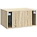 Mobile Porta TV da Muro Rovere Sonoma 59,5 x 41 x 30 cm - Foto miniatura 6