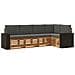 Set divano sezionale con cuscino 5 pcs Naturale e Antracite - Foto miniatura 1