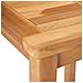 Set Bar da Esterno 3 pcs Non trattato Legno di teak solido - Foto miniatura 6
