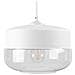 Lampada Da Soffitto Nera In Vetro E Metallo Bianco - Murray - Foto miniatura 18