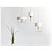 Lampada Da Soffitto Nera In Vetro E Metallo Bianco - Murray - Foto miniatura 3