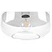 Lampada Da Soffitto Nera In Vetro E Metallo Bianco - Murray - Foto miniatura 20