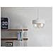 Lampada Da Soffitto Nera In Vetro E Metallo Bianco - Murray - Foto miniatura 16