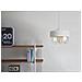 Lampada Da Soffitto Nera In Vetro E Metallo Bianco - Murray - Foto miniatura 8