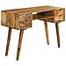 Scrivania In Legno Massello Di Mango 115x47x76 Cm - Foto miniatura 4