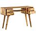 Scrivania In Legno Massello Di Mango 115x47x76 Cm - Foto miniatura 6