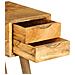 Scrivania In Legno Massello Di Mango 115x47x76 Cm - Foto miniatura 7