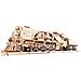 Puzzle in Legno 3D - Treno a Vapore V-Express con Tender Kit di Costruzione - 538 Pezzi    - Foto miniatura 1