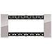 Placca Living Now 6 Moduli Colore Aura Ka4806dm - Foto miniatura 1