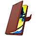 Custodia Galaxy A80 Portafoglio Supporto Video Cover Soft Touch - Marrone - Foto miniatura 2