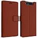 Custodia Galaxy A80 Portafoglio Supporto Video Cover Soft Touch - Marrone - Foto miniatura 1