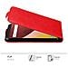 Custodia Compatibile Con Wiko View Go In Rosso Mela - Coperchio Protettivo In Design Flip Con Chiusura Magnetica - Foto miniatura 5