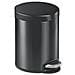 Cestino Gettacarte Con Pedale Acciaio Inox 5 L Carbone 341058 - Foto miniatura 1