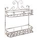 Mensola Da Bagno Metallo Bianco Marayes - Foto miniatura 1