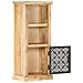 Credenza Con Anta 45x32x110 Cm Mango Massello - Foto miniatura 2