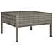 Set Divani Da Giardino 6 Pz Con Cuscini In Polyrattan Grigio - Foto miniatura 5