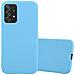 Custodia Compatibile Con Samsung Galaxy A52 (4g / 5g) / A52s In Candy Blu - Coperchio Protettivo In Silicone Tpu Flessibile - Foto miniatura 1