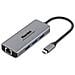 Replicatore di Porte e Docking Station per Notebook PD200A Cablato 3x USB 3.2 / HDMI / LAN + Power Delivery 85W - Grigio - Foto miniatura 1