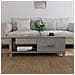 Tavolino Grigio Chiaro 100x55x35 Cm In Legno Massello Di Pino - Foto miniatura 3