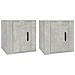 Mobili Porta Tv A Parete 2 Pz Grigio Cemento 40x34,5x40 Cm - Foto miniatura 2