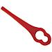Confezione Da 20 Lame Di Ricambio In Plastica Per Tosaerba A Batteria Gardena Rosso Gardena Bg-ct 18 Li /rg-ct 18/1 Li /ge-ct 18 Li. - Foto miniatura 2