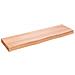 Ripiano Muro Marrone 100x30x (2-6) cm Massello Rovere Trattato - Foto miniatura 1
