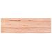 Ripiano Muro Marrone 100x30x (2-6) cm Massello Rovere Trattato - Foto miniatura 2