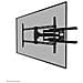 WL40-550BL18 Supporto a Parete Full Motion per Schermi da 43 a 75" Colore Nero - Foto miniatura 2