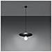 Lampada A Sospensione Flavio Nero Sl. 0853 - Moderno Lampade A Sospensione Nero 105x40x40 Cm - Foto miniatura 3
