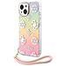 Cover Per Iphone 15 Plus Tpu Peony Con Cordino, Multicolore - Foto miniatura 2