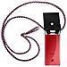 Catena Di Telefoni Cellulari Compatibile Con Asus Zenfone 4 Selfie Pro In Rosso Bianco - Coperchio Protettivo In Silicone Con Anelli D'argento, Cinturino In Corda E Custodia Staccabile - Foto miniatura 1