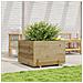 Fioriera Da Giardino 70x70x49,5 Cm In Legno Di Pino Impregnato - Foto miniatura 3