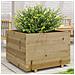 Fioriera Da Giardino 70x70x49,5 Cm In Legno Di Pino Impregnato - Foto miniatura 1