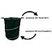 Sacco Fogliame Contenitore Per Giardinaggio Pieghevole Con Manici Rifiuti 56x70cm - Foto miniatura 2