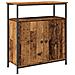 Credenza Legno Antico 70x30x80 Cm In Legno Multistrato - Foto miniatura 2