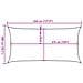 Vela Parasole 160 G /m Rettangolare Grigio Chiaro 2x3,5 M Hdpe - Foto miniatura 8