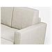 Divano Yasel 2 Posti (due Sedute Da 60cm) + Pouf Misure Esterne L. 152 P. 155 Colore Latte - Foto miniatura 2