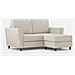 Divano Yasel 2 Posti (due Sedute Da 60cm) + Pouf Misure Esterne L. 152 P. 155 Colore Latte - Foto miniatura 4