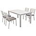 Dexter - Set Tavolo In Alluminio Cm 160/240 X 90 X 75 H Con 4 Sedie Dexter - Foto miniatura 1