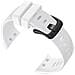 Cinturino Per Orologio In Silicone Per Garmin Swim 2 / Forerunner 45 White - Foto miniatura 3