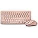 FANTASY (QUERTY, ES) tastiera Mouse incluso Universale RF senza fili + Bluetooth QWERTY Spagnolo Rosa - Foto miniatura 2